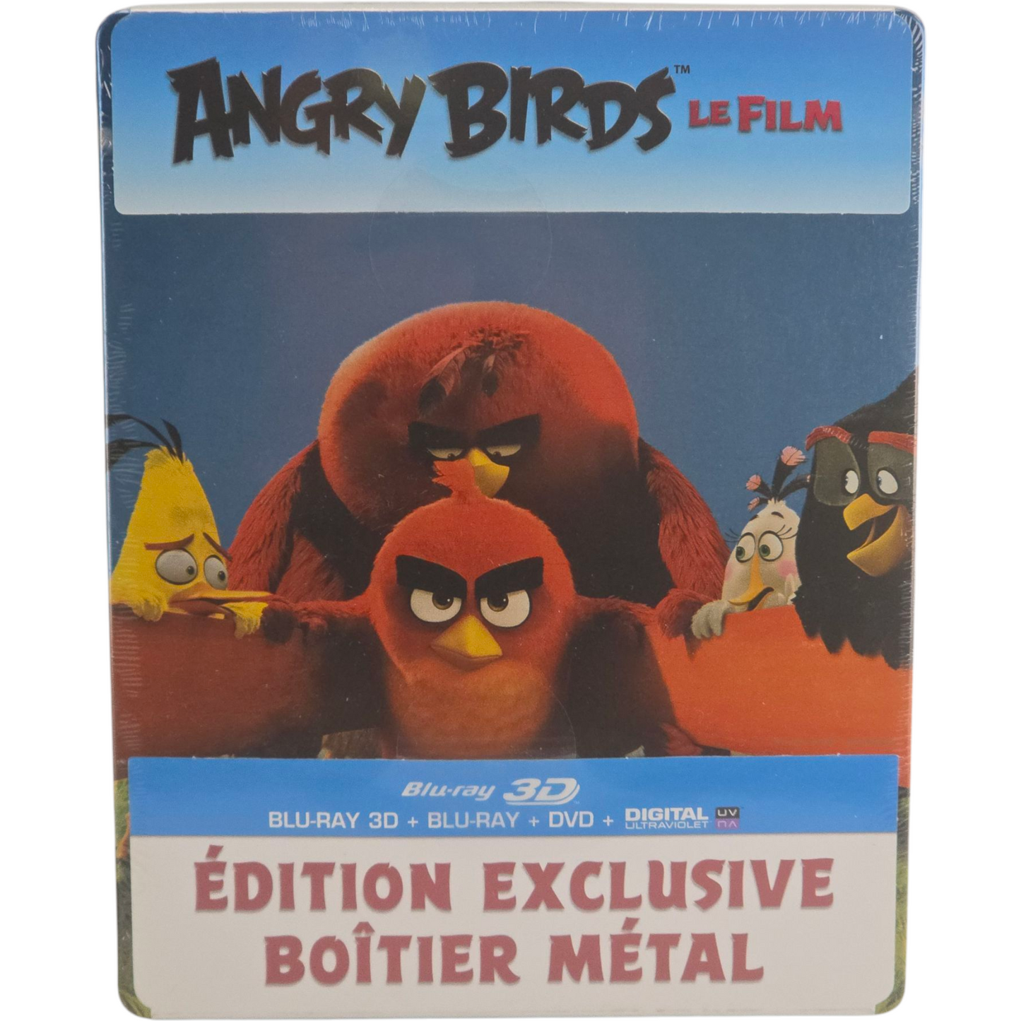 The Angry Birds Movie Blu-ray 3D +2D + DVD Steelbook Fnac Limitée Zone Libre