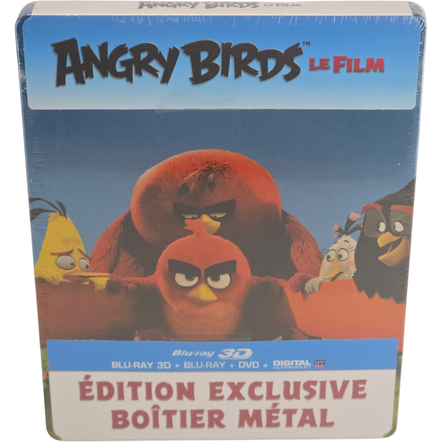 The Angry Birds Movie Blu-ray 3D +2D + DVD Steelbook Fnac Limitée Zone Libre