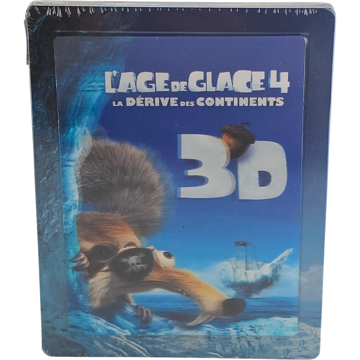L'Age de Glace 4:Dérive des Continents 3D Blu-ray+2D+DVD SteelBook lenticulair B