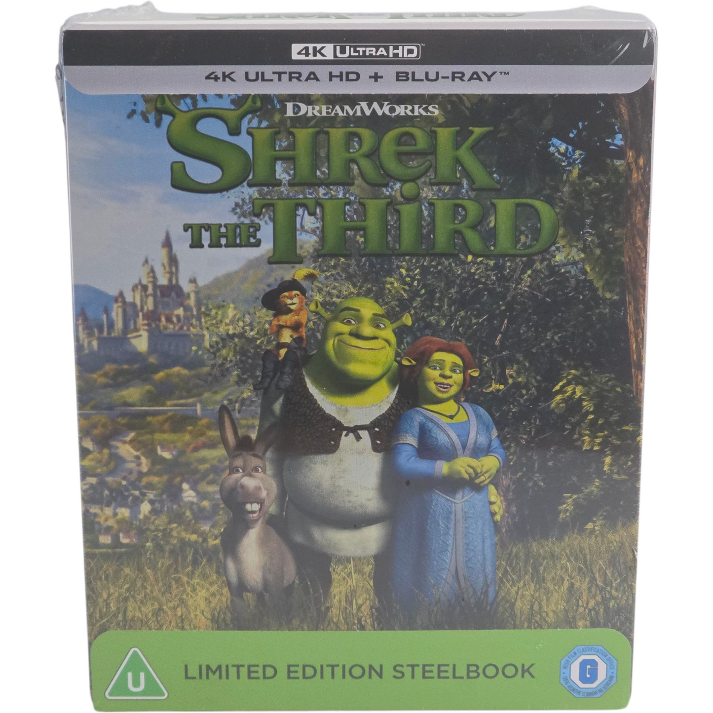 Shrek the Third 4K Ultra HD+Blu-ray Steelbook Eddie Murphy,Cameron Diaz ,Libre