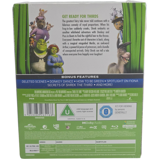 Shrek the Third (2007) – SteelBook 4K Ultra HD + Blu-ray – Toutes zones – vue 3
