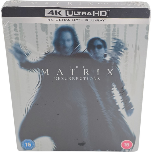 Matrix Resurrections  4K Ultra HD + Blu-ray SteelBook Zavvi Keanu Reeves Zone B