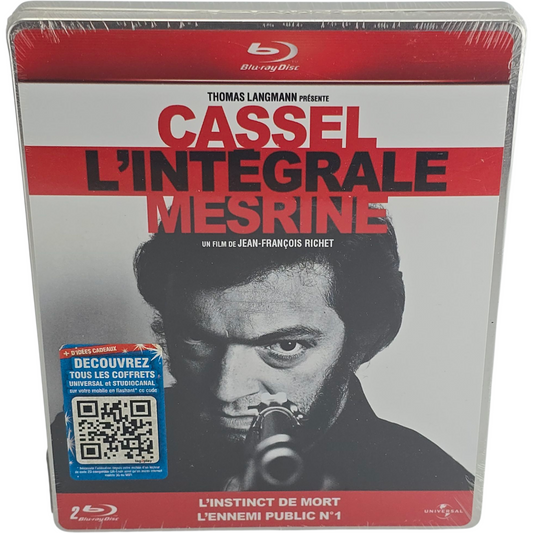 Mesrine: L'Instinct de Mort / L'Ennemi Public n°1 SteelBook Blu-ray 2011 Zone B