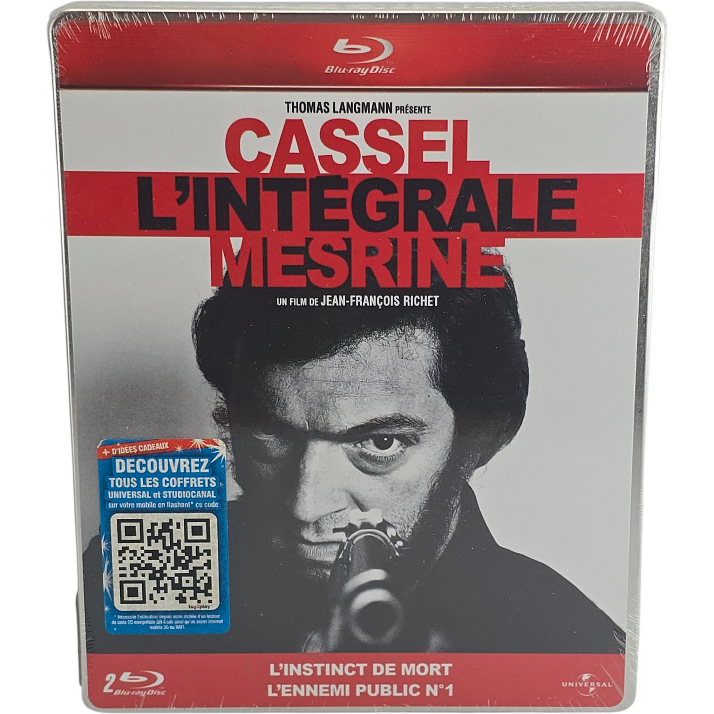 Mesrine: L'Instinct de Mort / L'Ennemi Public n°1 SteelBook Blu-ray 2011 Zone B
