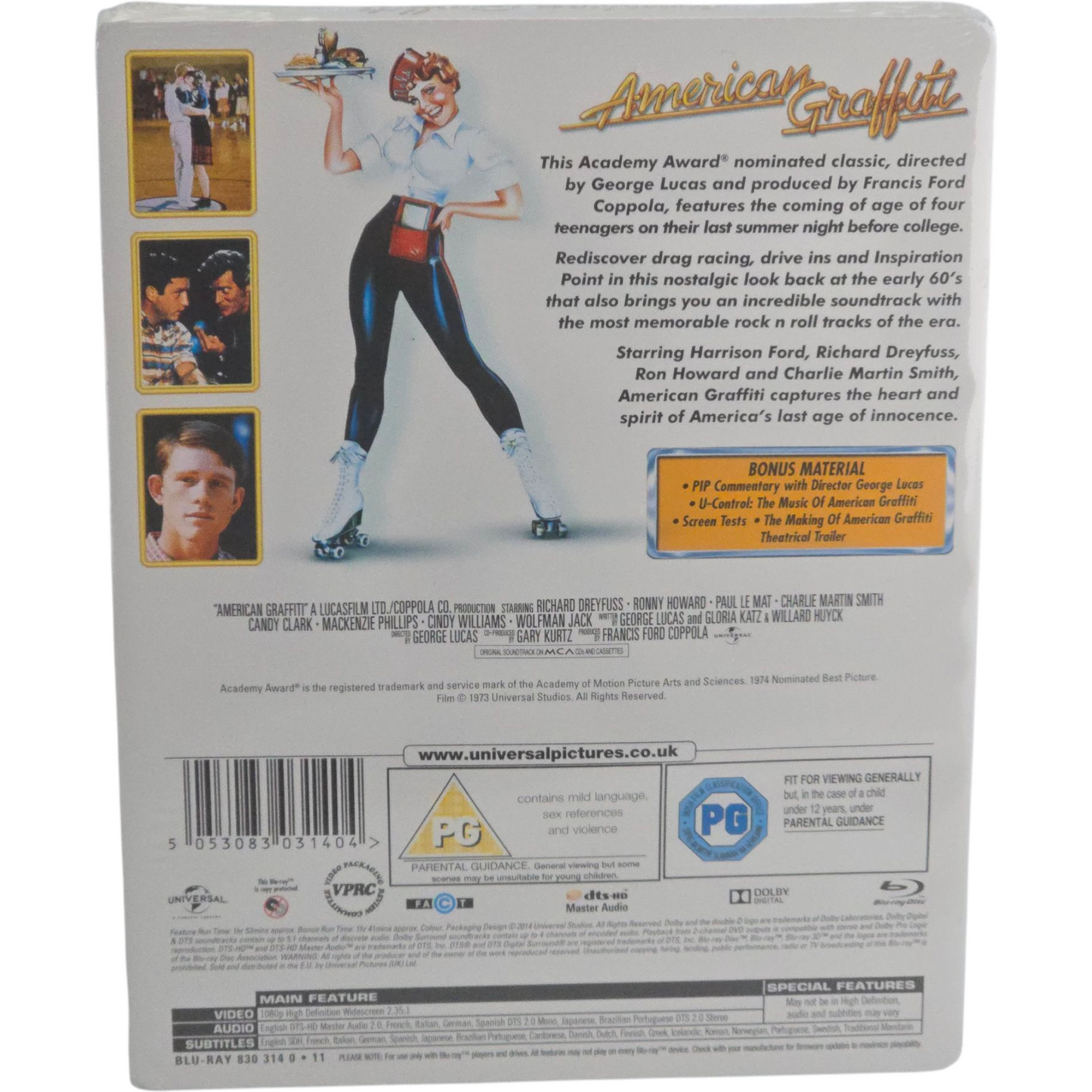 American Graffiti George Lucas Blu-ray SteelBook Zavvi Limitée 2500 ex Libre