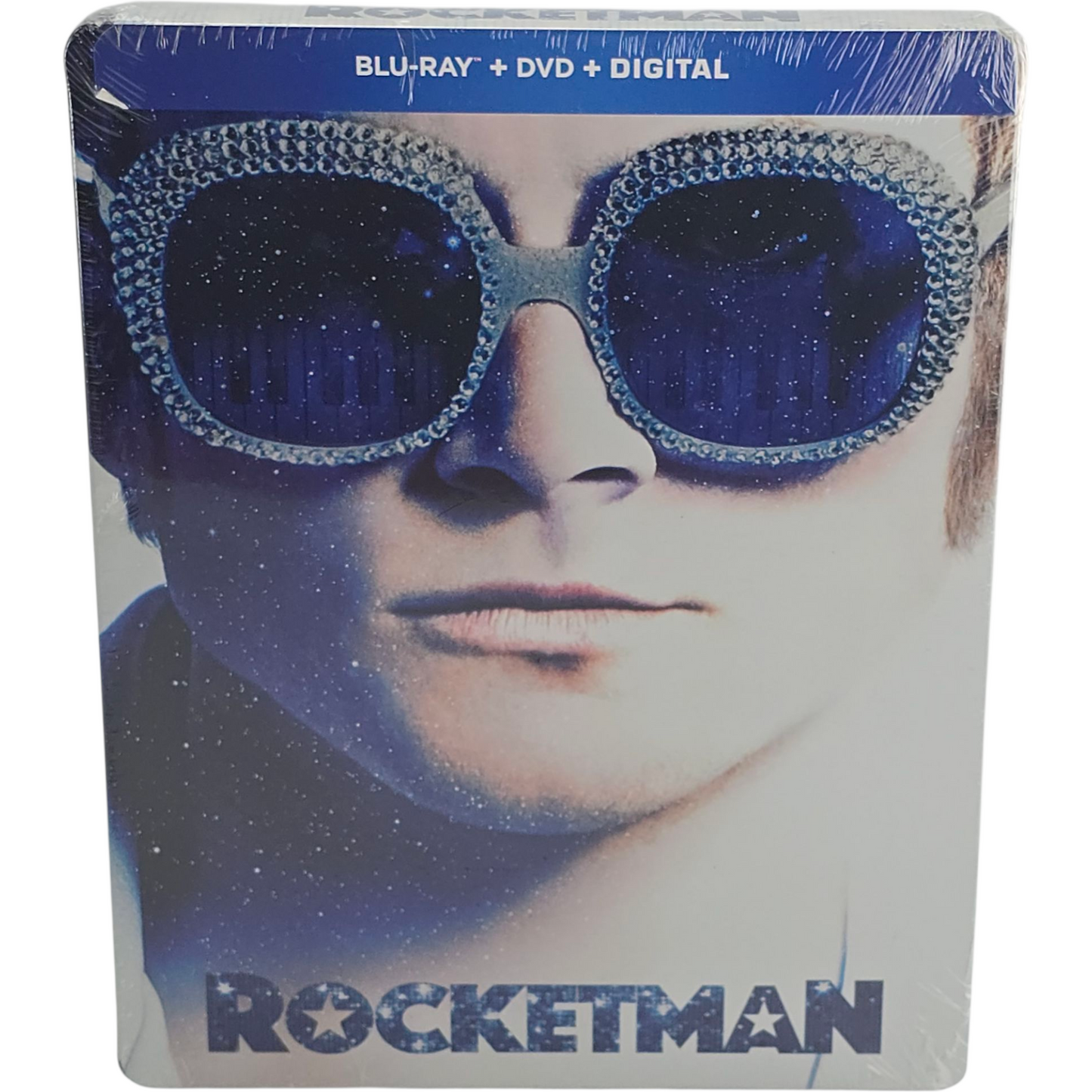 Rocketman Taron Egerton Blu-ray + DVD + Digital HD Steelbook 2019 Region A
