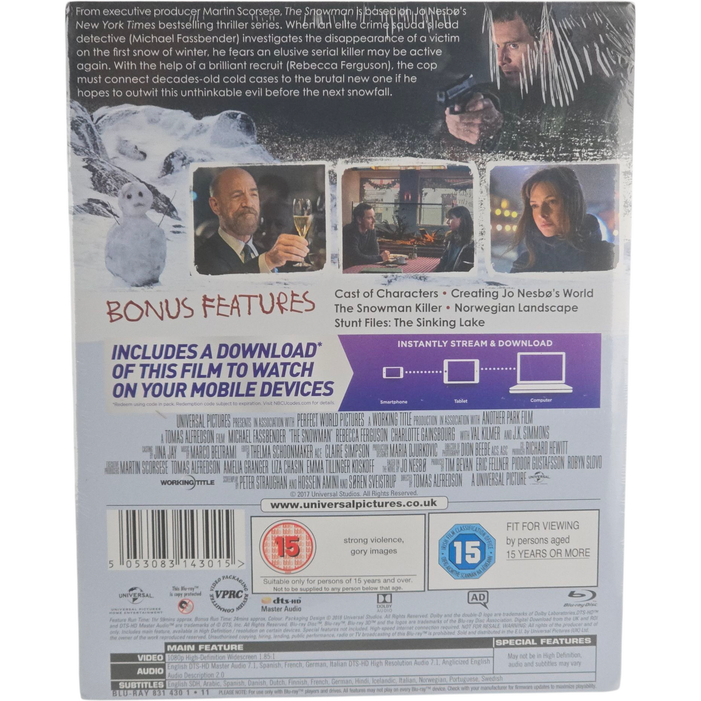 Le Bonhomme de neige Blu-ray + Digital Steelbook édition Limitée 2018 Region B