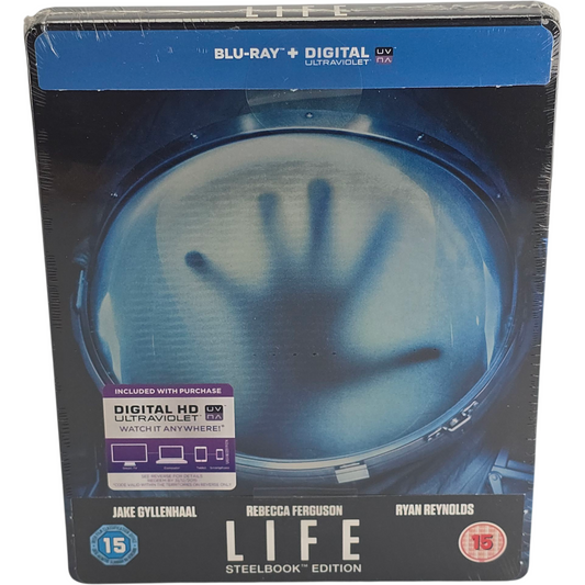 Life Blu-ray Steelbook Blu-Ray  Jake Gyllenhaal , Ryan Reynolds, 2017 Region B
