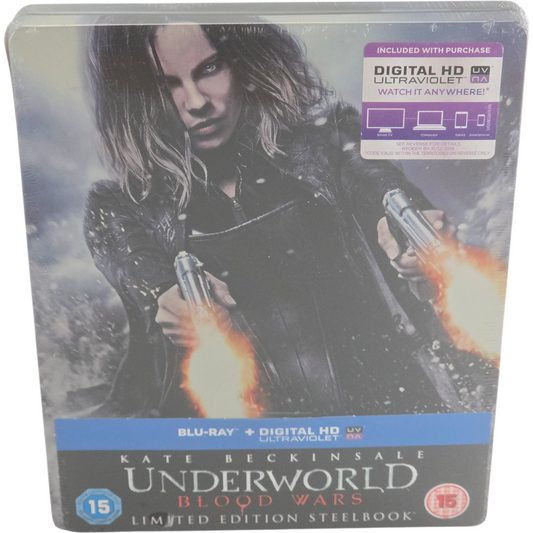 Underworld - Blood Wars  Blu-Ray Steelbook   Kate Beckinsale  2016 Region B