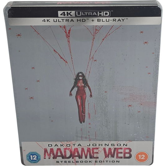 Madame Web  Steelbook 4K Ultra HD + Blu-ray  Dakota Johnson, Sydney Sweeney  B