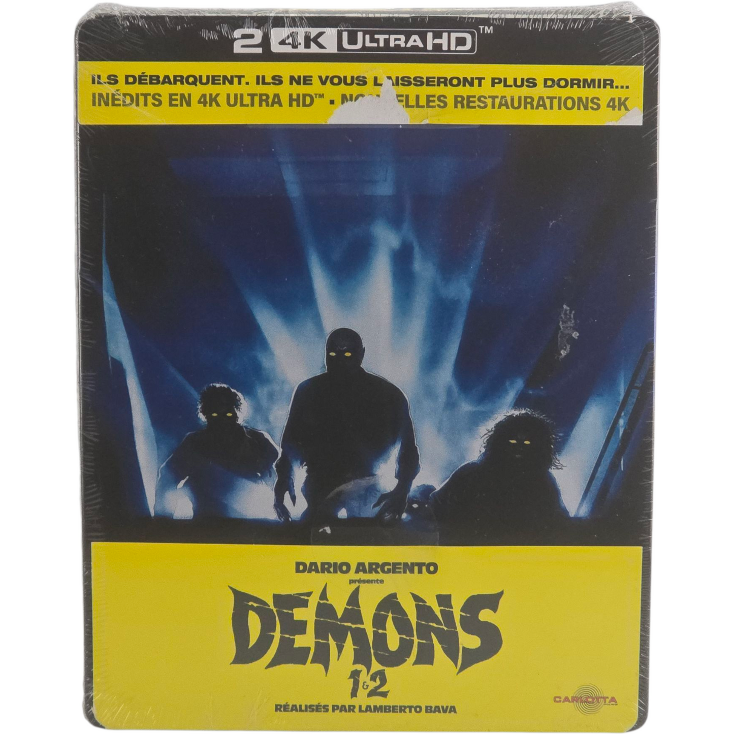 Demons 1 & 2 Steelbook 4K Ultra HD + Blu-ray 2 Films 2022 Region Libre