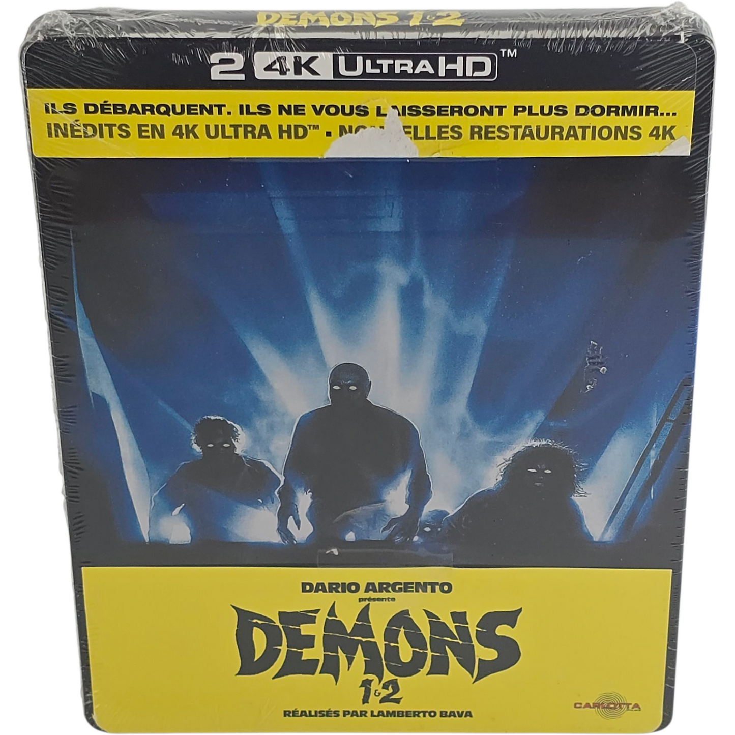 Demons 1 & 2 Steelbook 4K Ultra HD + Blu-ray 2 Films 2022 Region Libre