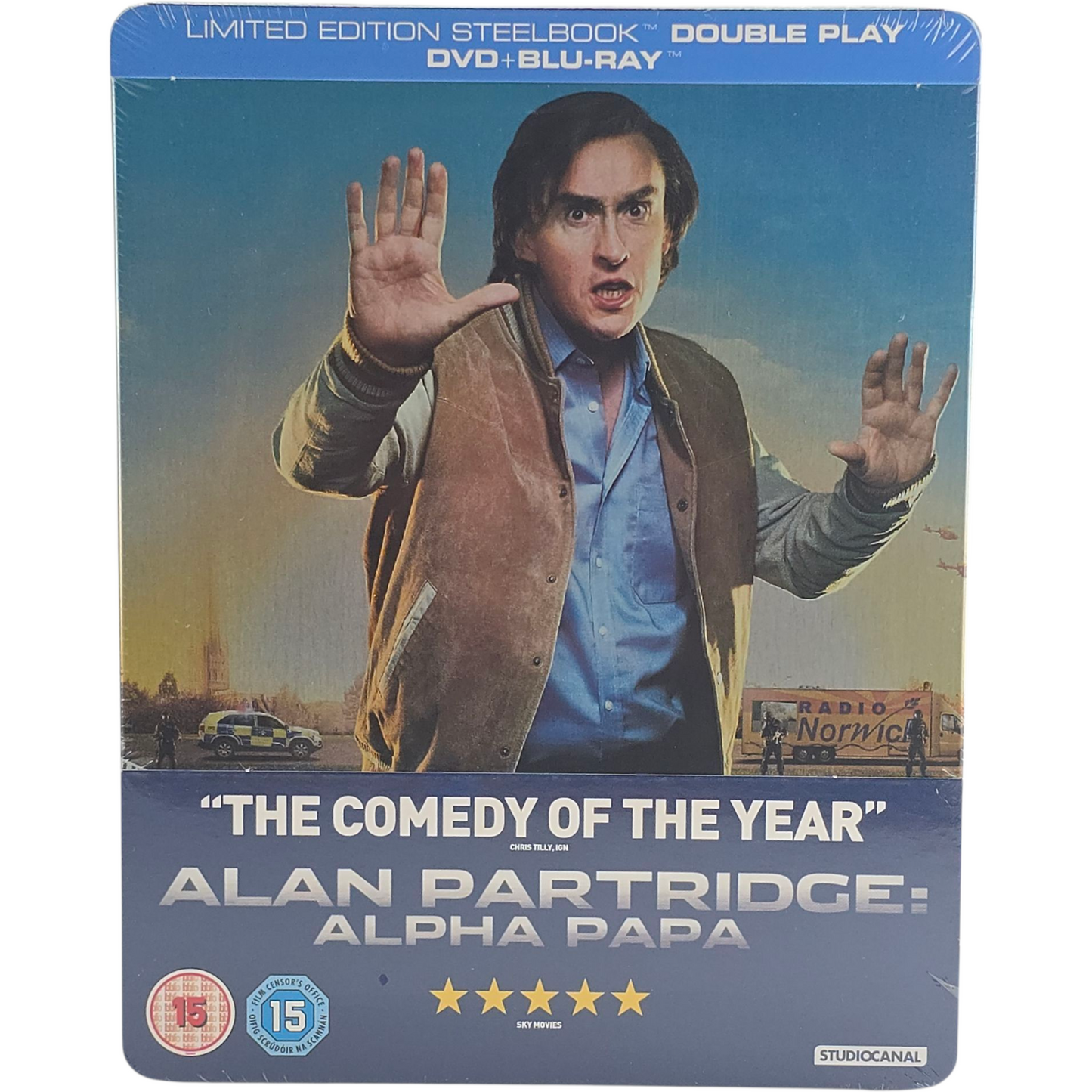 Alan Partridge: Alpha Papa Blu-ray + DVD SteelBook Zavvi éxclusif 2013 Region B