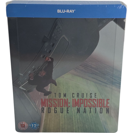 Mission Impossible Rogue Nation Blu-ray SteelBook Débossé Tom Cruise Zavvi Libre