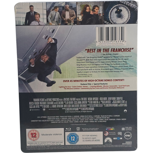 Mission: Impossible – Rogue Nation (2015) - SteelBook Blu-ray - Zone libre - vue 3