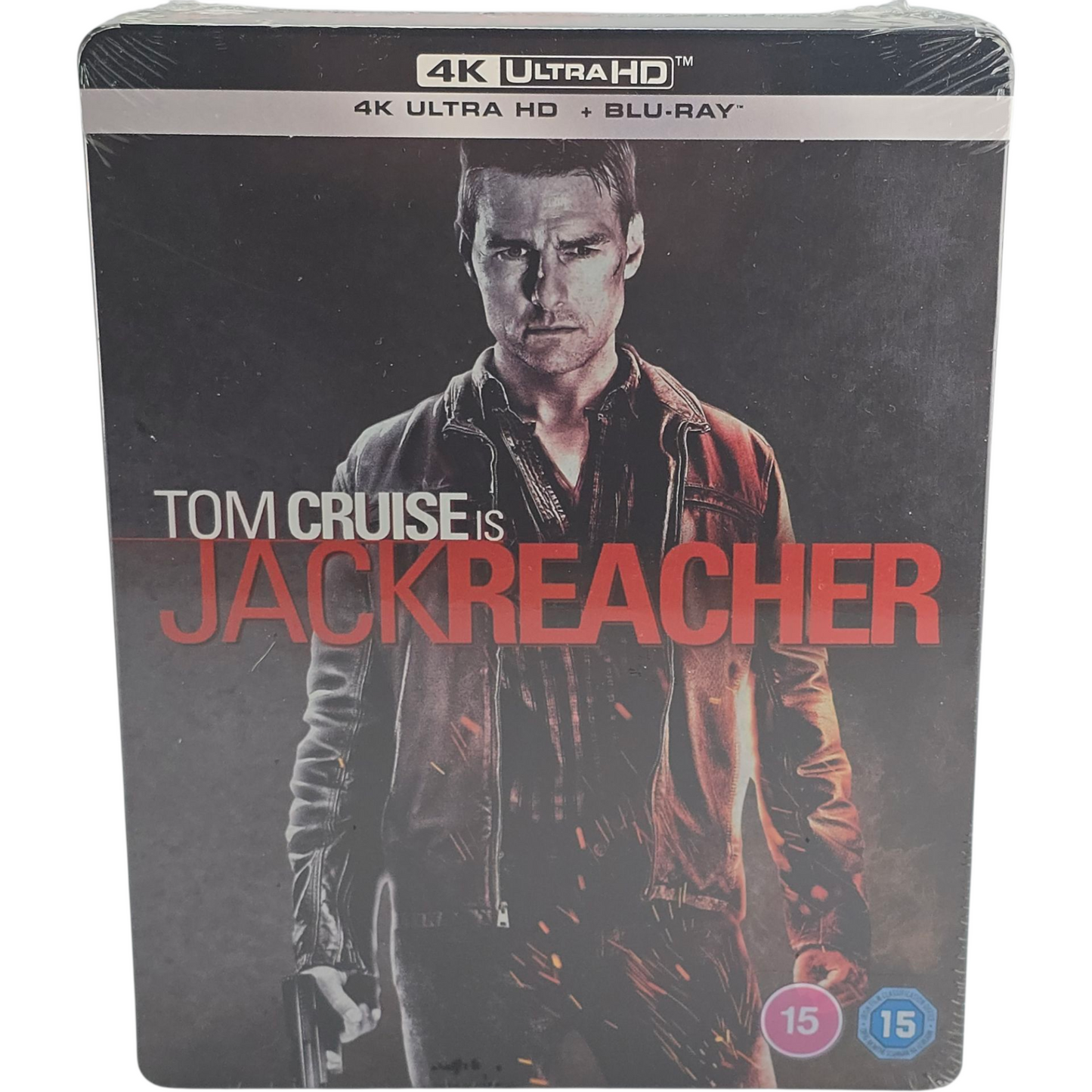 Jack Reacher 2012 4K Ultra HD + Blu-Ray Steelbook Tom Cruise 2022 Region B