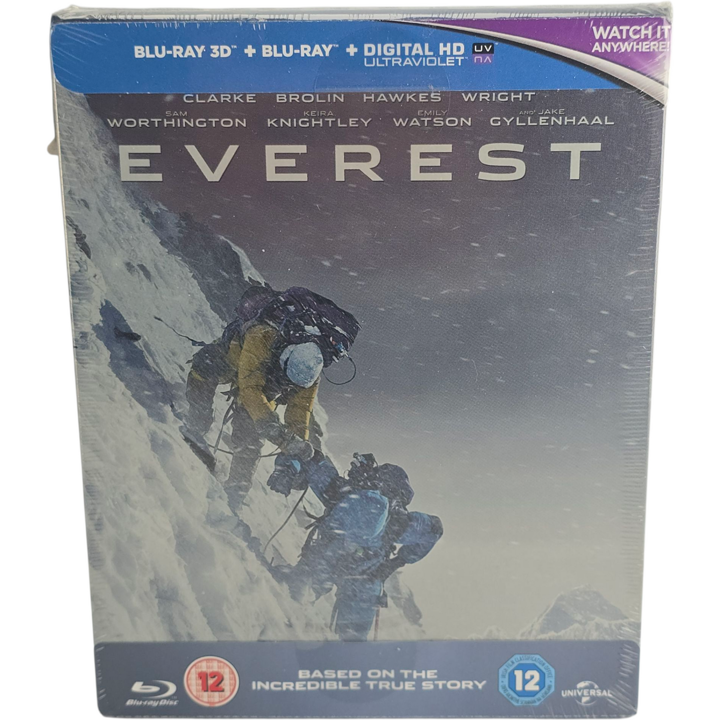 Everest SteelBook Blu-ray 3D + Blu-ray 2016 Jason Clarke, Josh Brolin Zone Libre