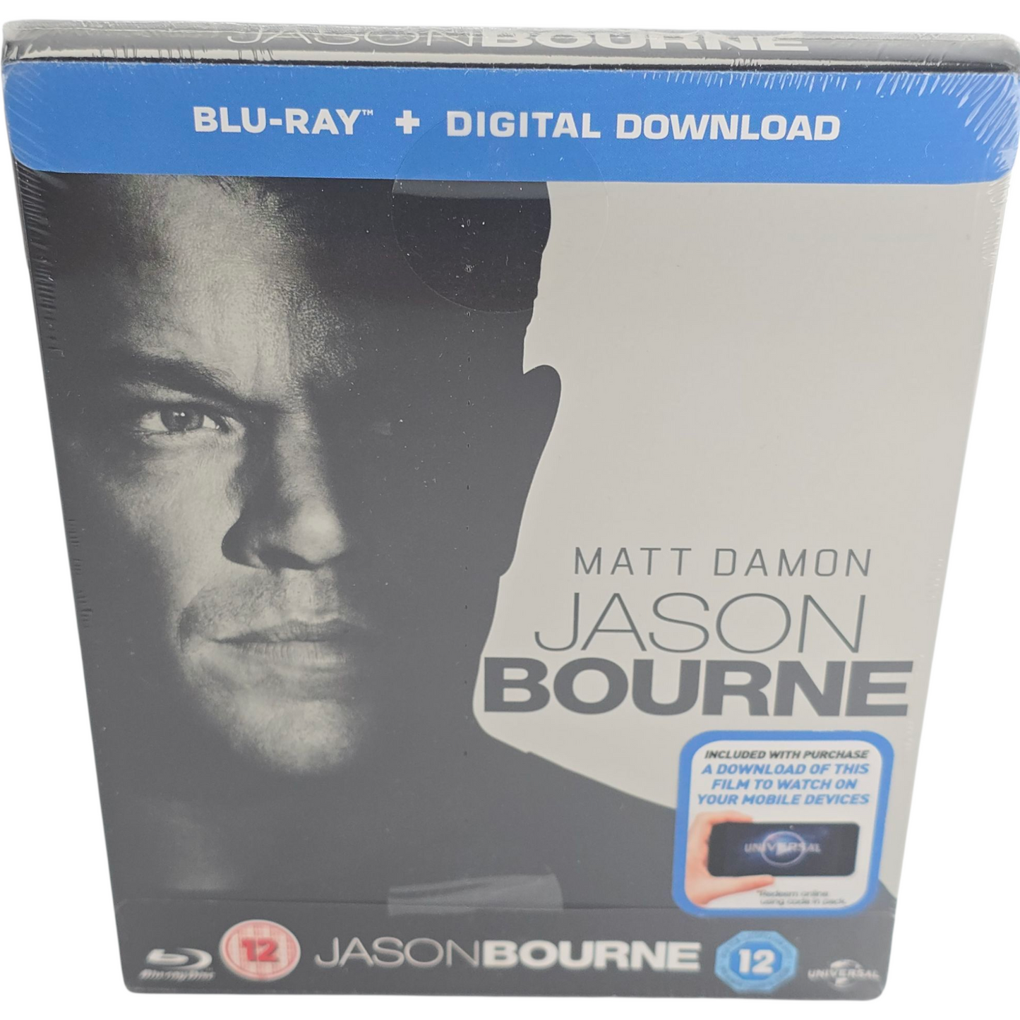 Jason Bourne Blu-ray SteelBook Édt Ltd 2016 : Matt Damon, Tommy Lee Jones Zone B