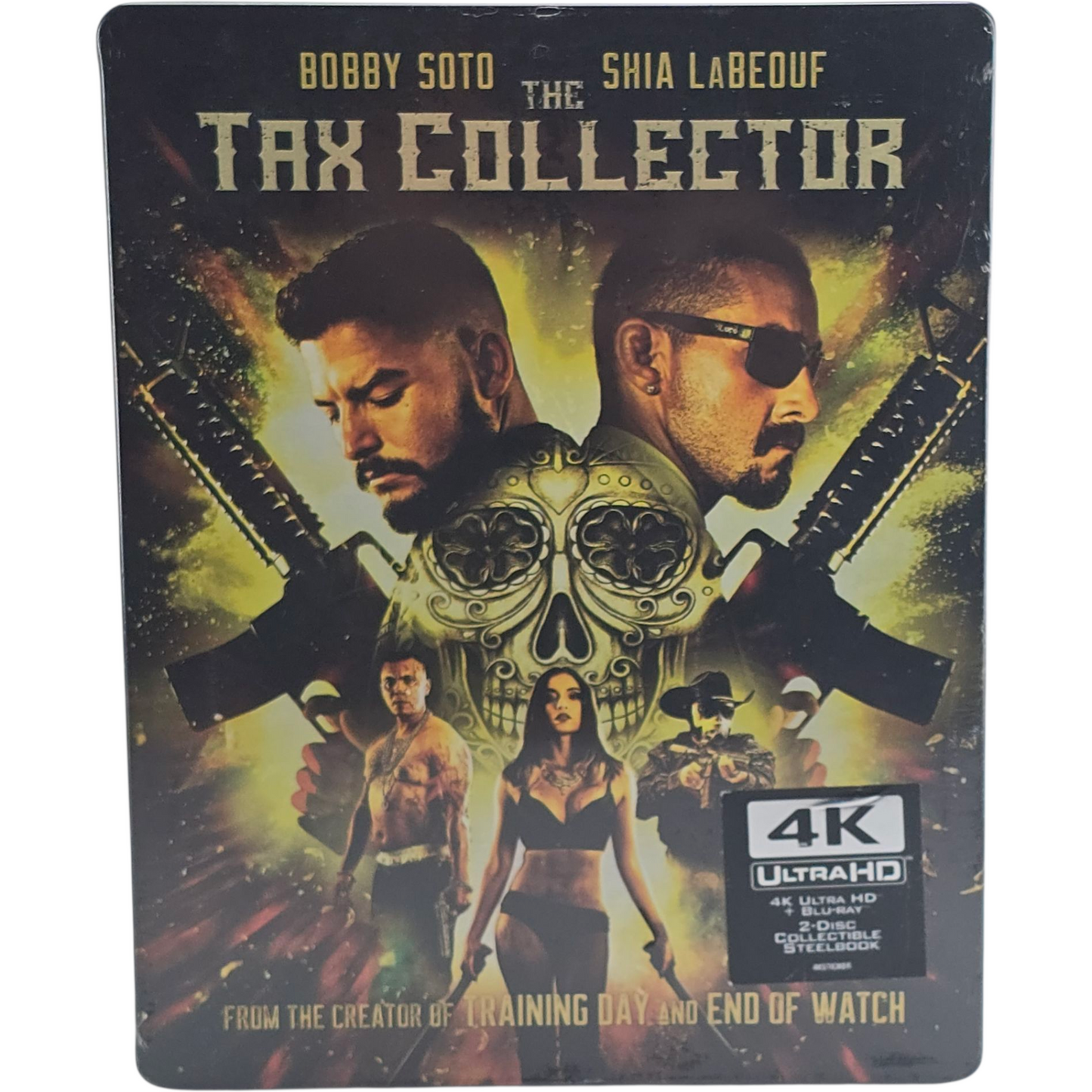 The Tax Collector 4K Ultra HD + Blu-ray SteelBook Shia LaBeouf 2020 Zone A