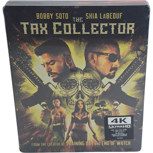 The Tax Collector 4K Ultra HD + Blu-ray SteelBook  Shia LaBeouf 2020  Zone A