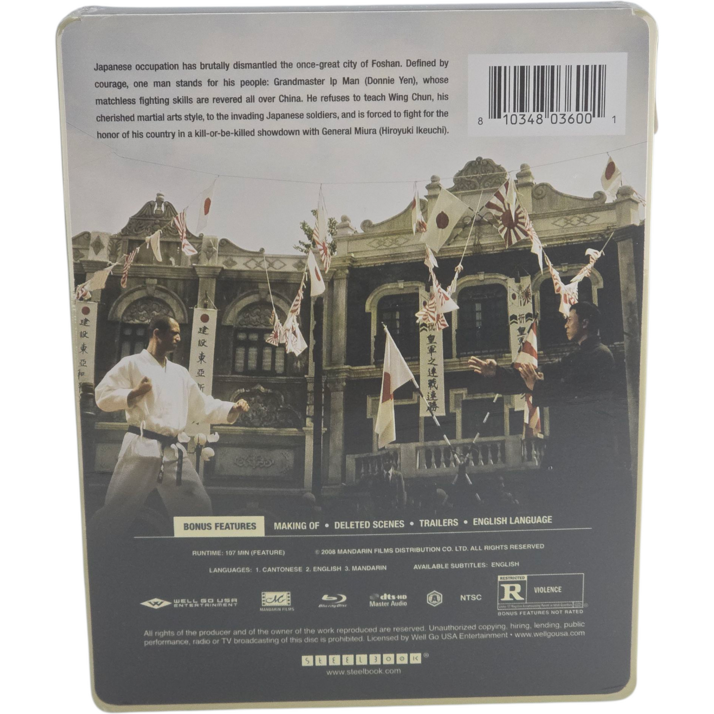 Ip Man 2008 Donnie Yen Blu-ray SteelBook Yip Man Ye Wen 葉問 2023 Zone A