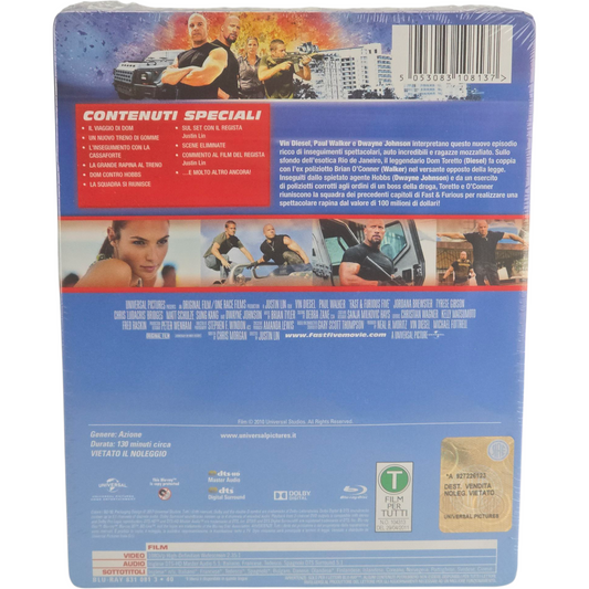 Fast & Furious 5 (2011) - SteelBook Blu-ray - Zone B - vue 3