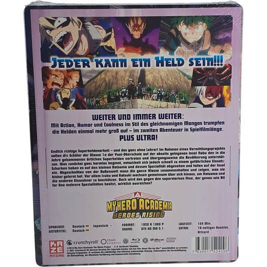 My Hero Academia: Heroes Rising (2019) - SteelBook Blu-ray - Zone B - vue 3