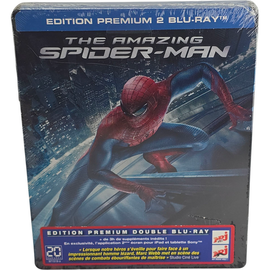 The Amazing Spider-Man Blu-ray + Bonus Steelbook édition Limité 2012 Zone Libre