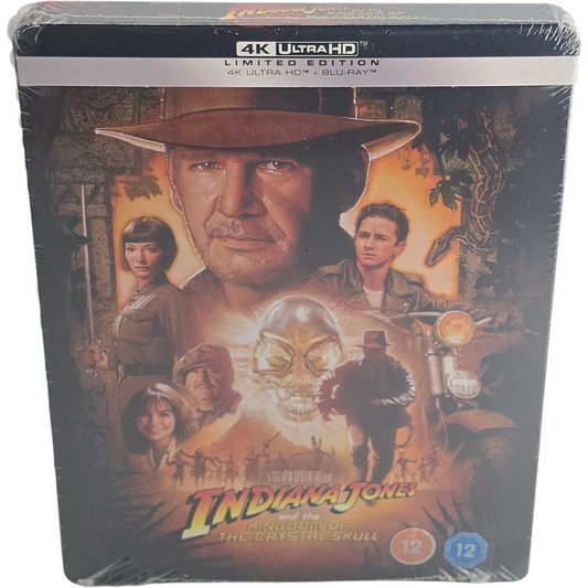 Indiana Jones & the Kingdom of the Crystal Skull SteelBook 4K Ultra HD + Blu-ray