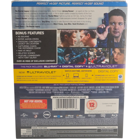 Jason Bourne : L’Héritage (2012) – SteelBook Blu-ray – Zone libre – vue 3