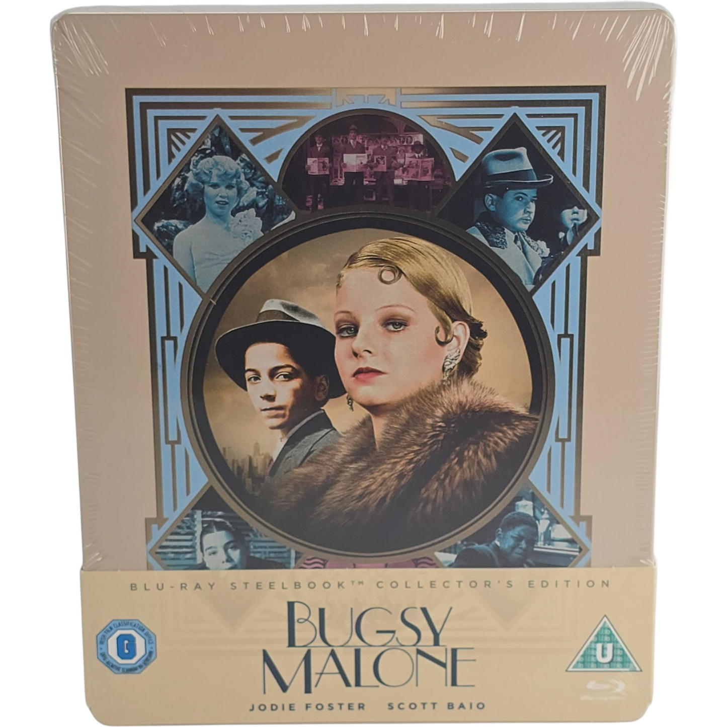 Bugsy Malone SteelBook Blu-ray Alan Parker Jodie Foster, Zavvi 2018 Zone B