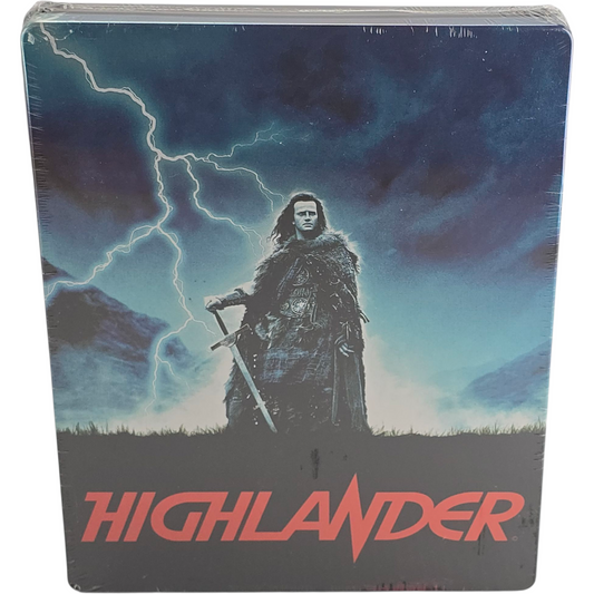 Highlander 4K Ultra HD + Blu-ray SteelBook Collector Christopher Lambert Libre