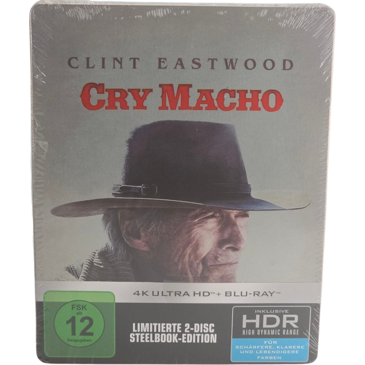 Cry Macho Clint Eastwood 4K Ultra HD Blu-ray + Blu-ray Steelbook 2021 Region B