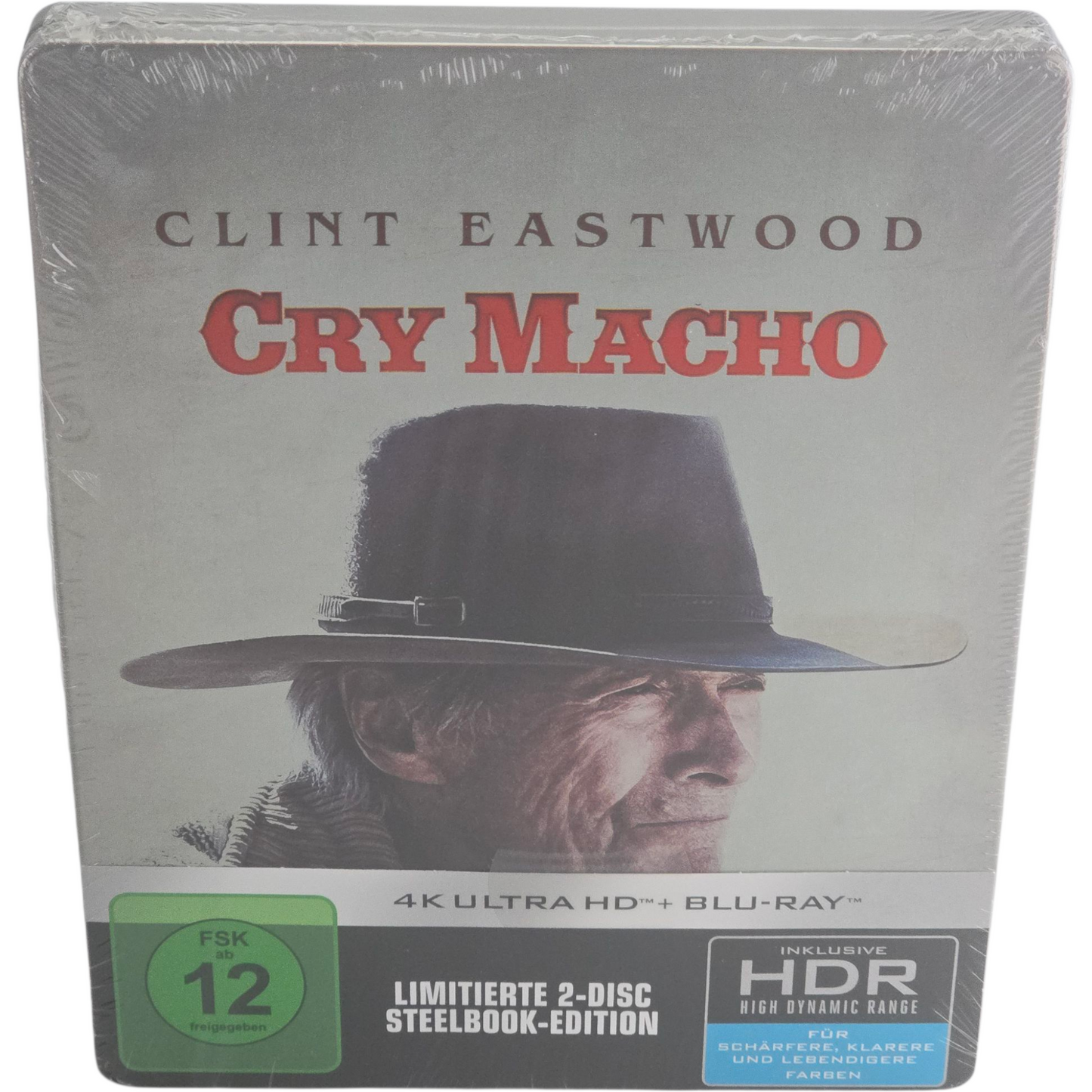 Cry Macho Clint Eastwood 4K Ultra HD Blu-ray + Blu-ray Steelbook 2021 Region B
