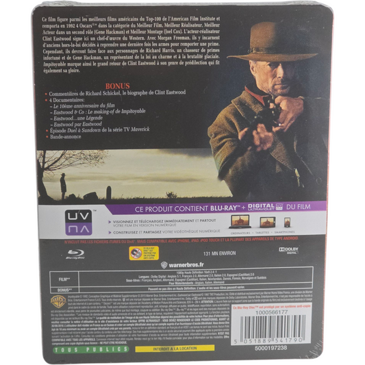 Impitoyable (Unforgiven) (1992) - SteelBook Blu-ray - Zone libre - vue 3