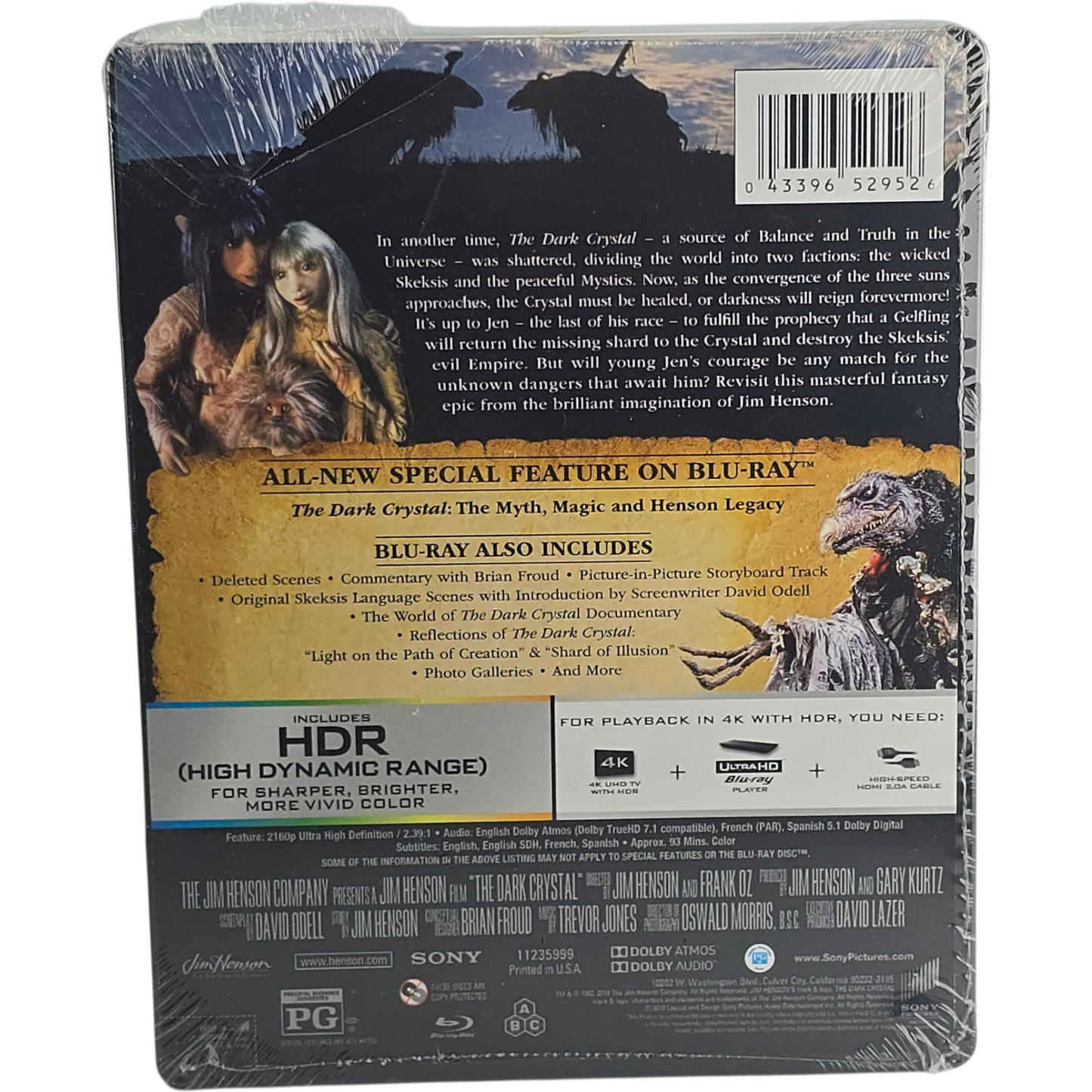 Dark Crystal 4K Ultra HD+ Blu-ray SteelBook Exclusivité Best Buy 2018 Zone Libre
