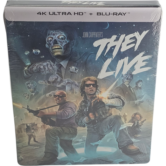 Invasion Los Angeles  " They Live" SteelBook 4K Ultra HD + Blu-ray  Carpenter A