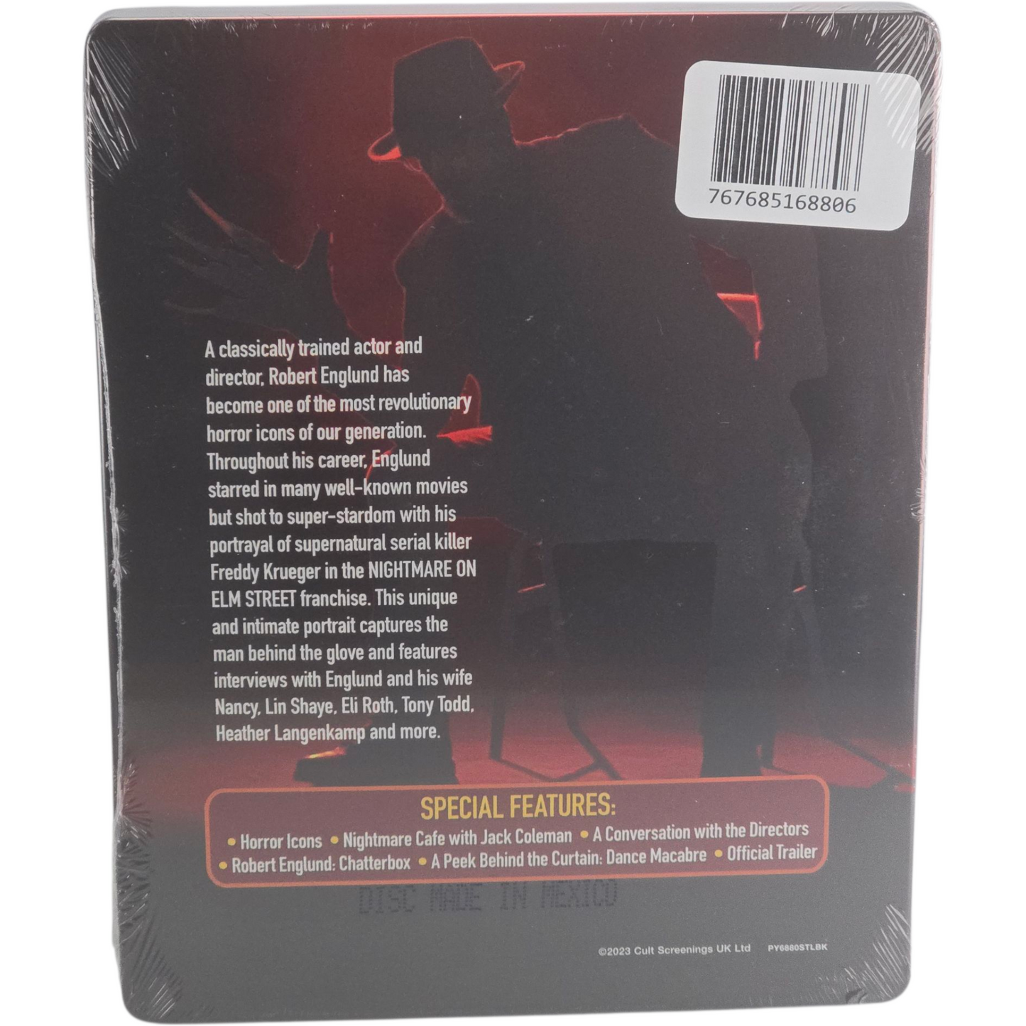 Hollywood Dreams and Nightmares SteelBook Blu-ray The Robert Englund Stor Zone A