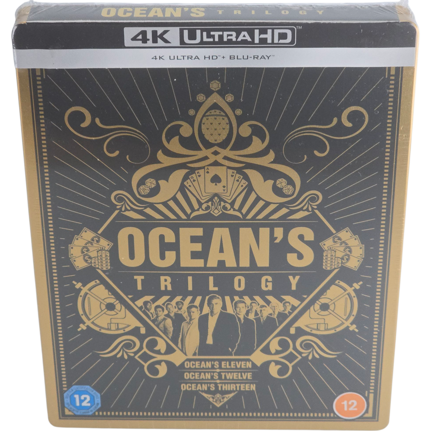 Ocean's 11-12 -13 La trilogie SteelBook 4K Ultra HD + Blu-ray Limitée Zavvi B