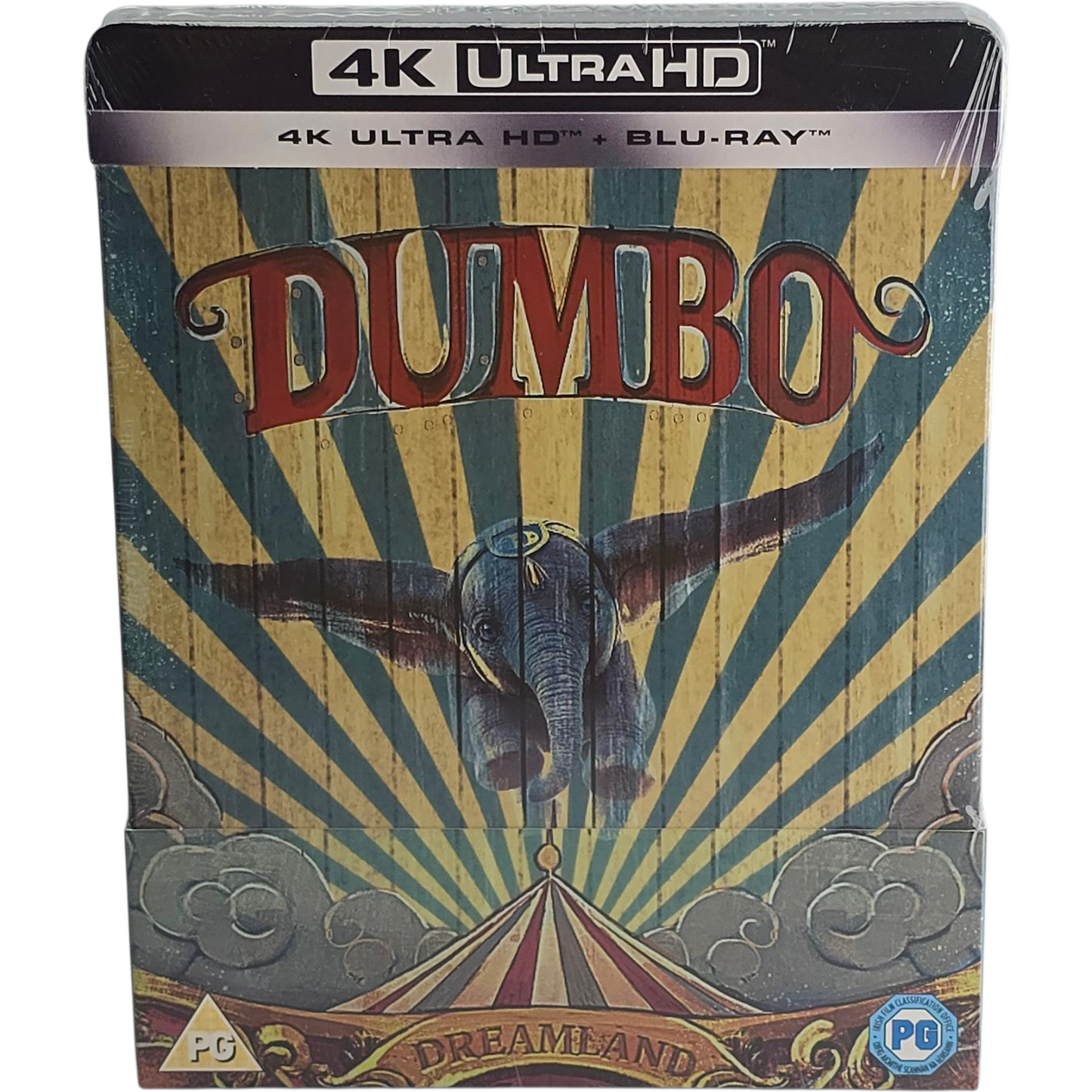 Dumbo 4K Ultra HD + Blu-ray SteelBook Disney édition Limitée Zavvi Region Libre
