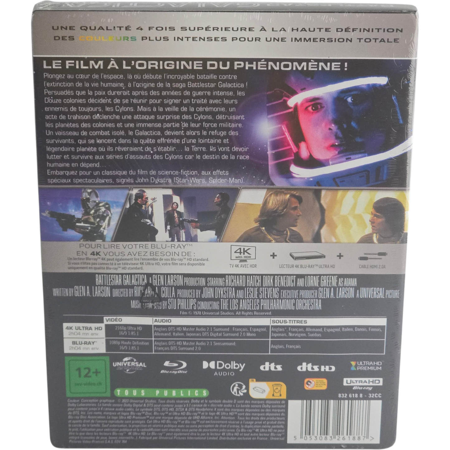 Battlestar Galactica 1978 SteelBook 4K Ultra HD + Blu-ray Richard Hatch Zone B
