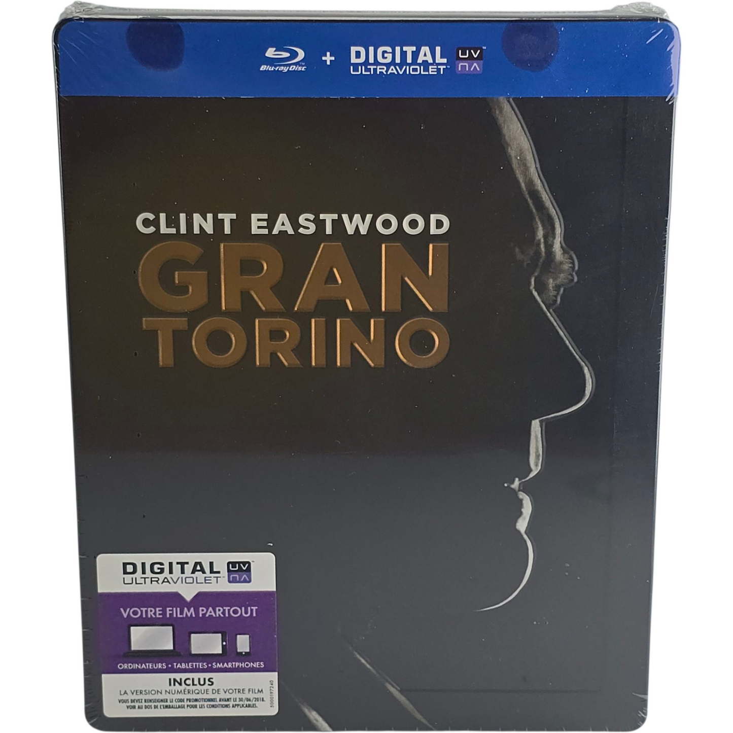Gran Torino Blu-ray Steelbook Débossé Édition limitée Clint Eastwood Zone Libre