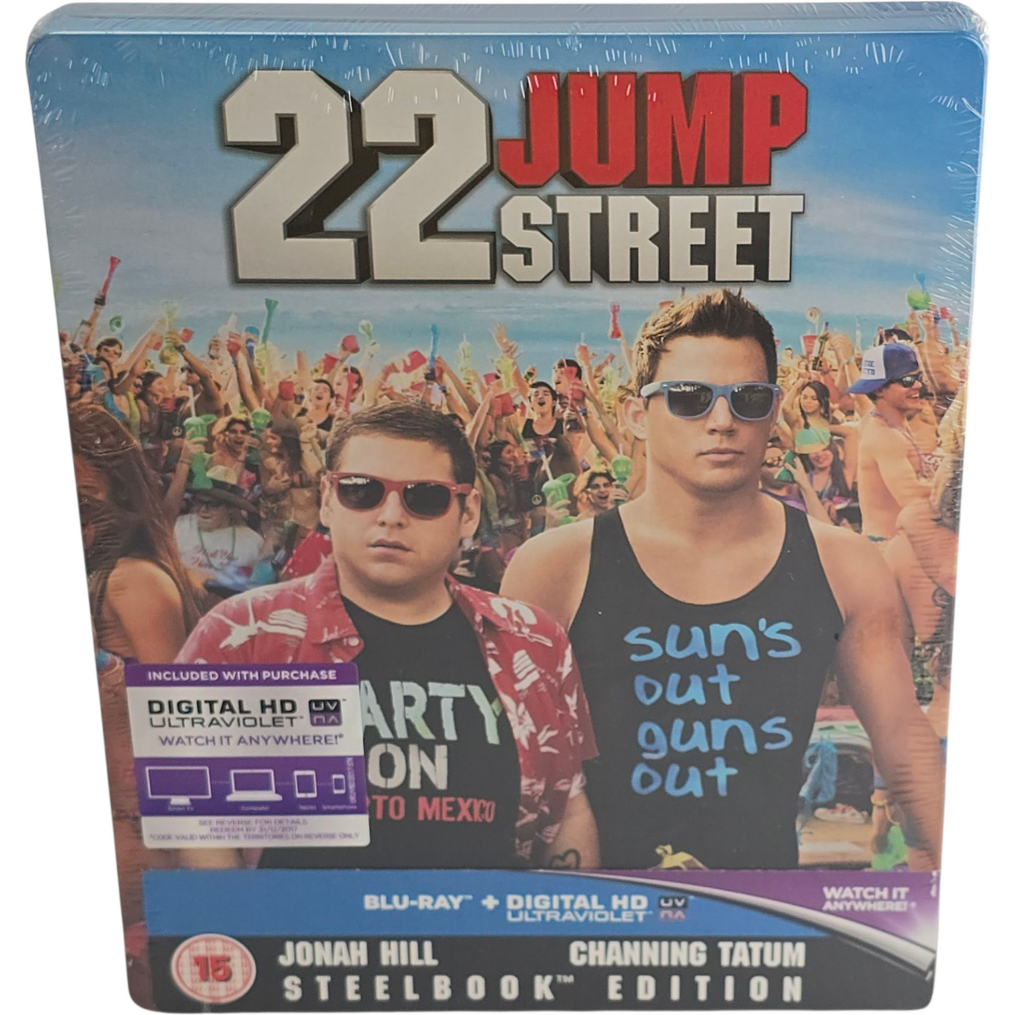 22 Jump Street Blu-ray SteelBook Zavvi édit 4000 Ex Jonah Hil 2014 Zone Libre