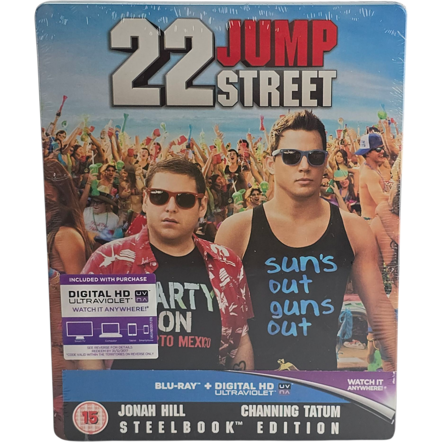 22 Jump Street Blu-ray SteelBook Zavvi édit 4000 Ex Jonah Hil 2014 Zone Libre