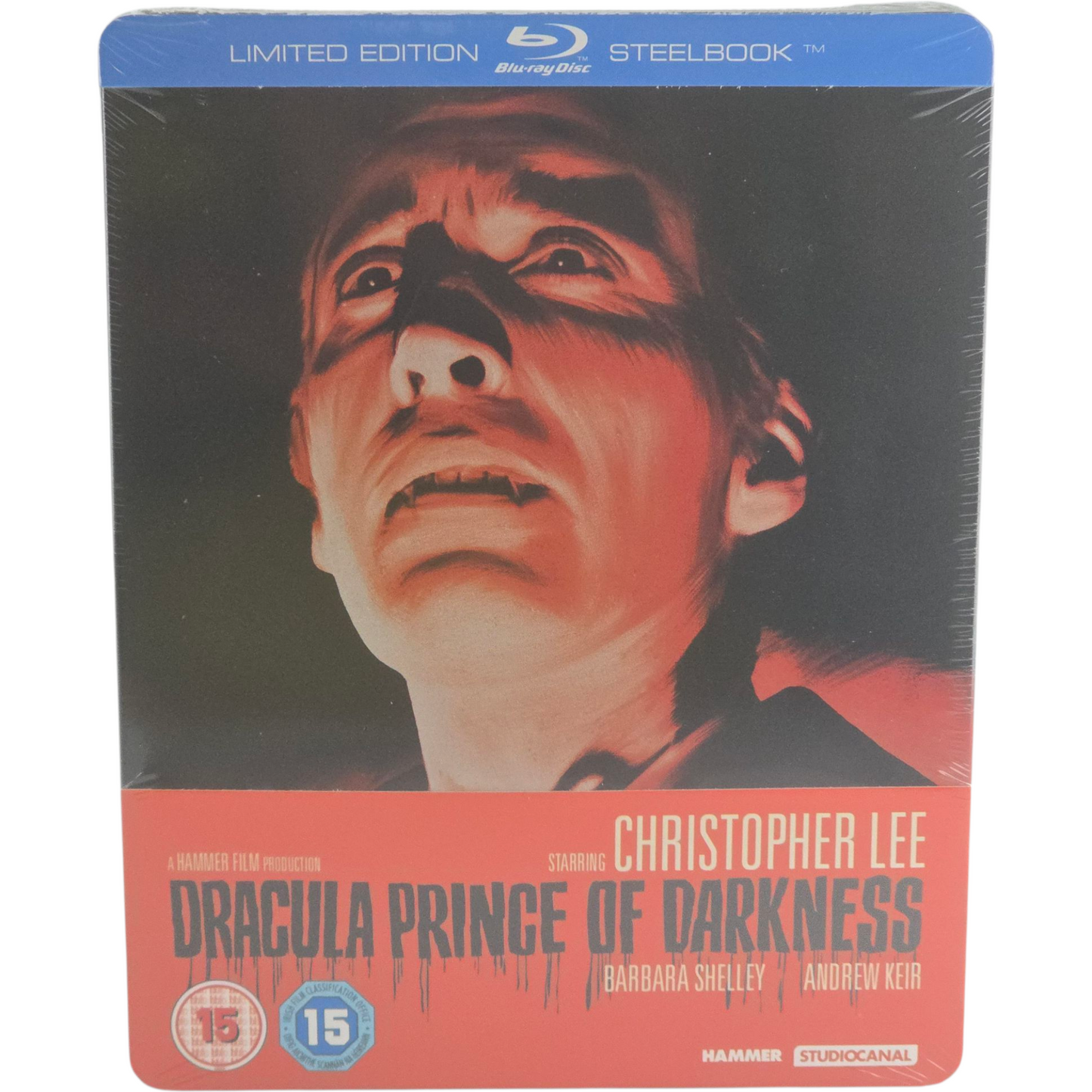 Dracula Prince des Ténèbres Blu-ray SteelBook limitée 2000 ex Zavvi 2015 Zone B