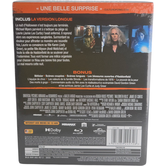Halloween Kills (2021) – SteelBook Blu-ray + DVD – Zone B – vue 3