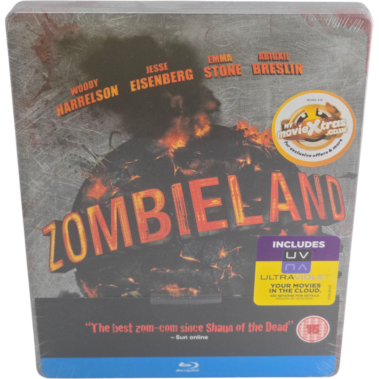 Zombieland : SteelBook Blu-ray Jesse Eisenberg Emma Stone Limitée 2015 Libre