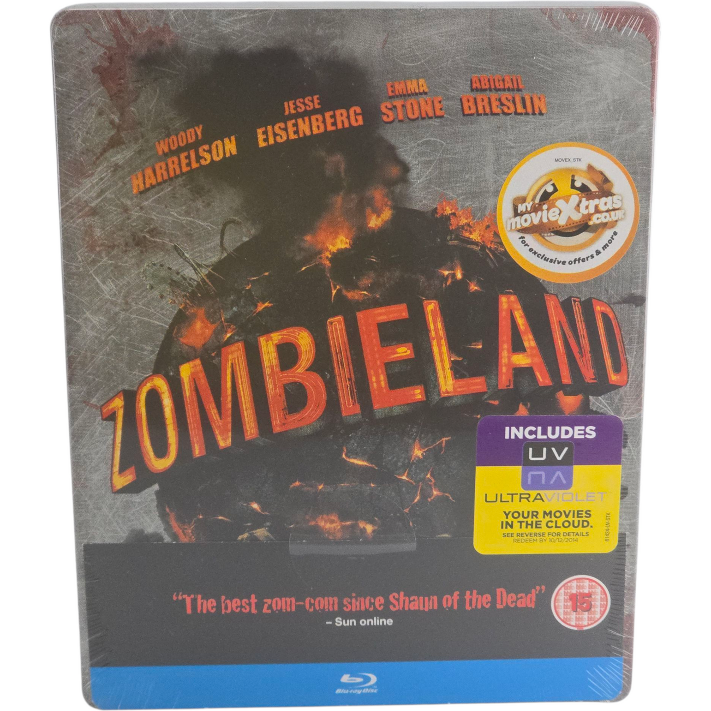 Zombieland : SteelBook Blu-ray Jesse Eisenberg Emma Stone Limitée 2015 Libre