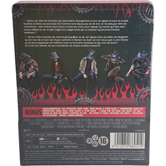 Jigsaw (2017) - SteelBook Blu-ray - Zone B - vue 3
