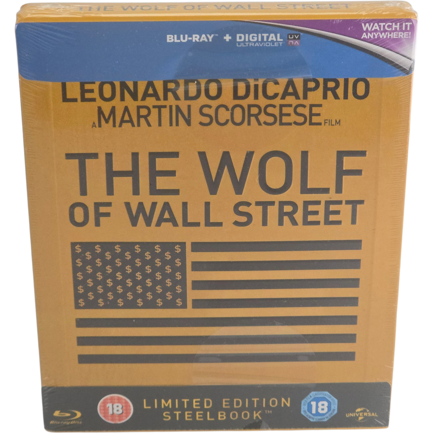 Le loup de Wall Street Blu-ray Steelbook Débossé Zavvi Édt Ltd   DiCaprio, Libre
